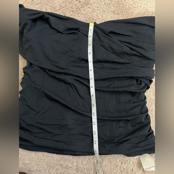 Off-The-Shoulder Ruched Wrap Top - Picture 8 of 10